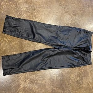 Brand new fax leather pants